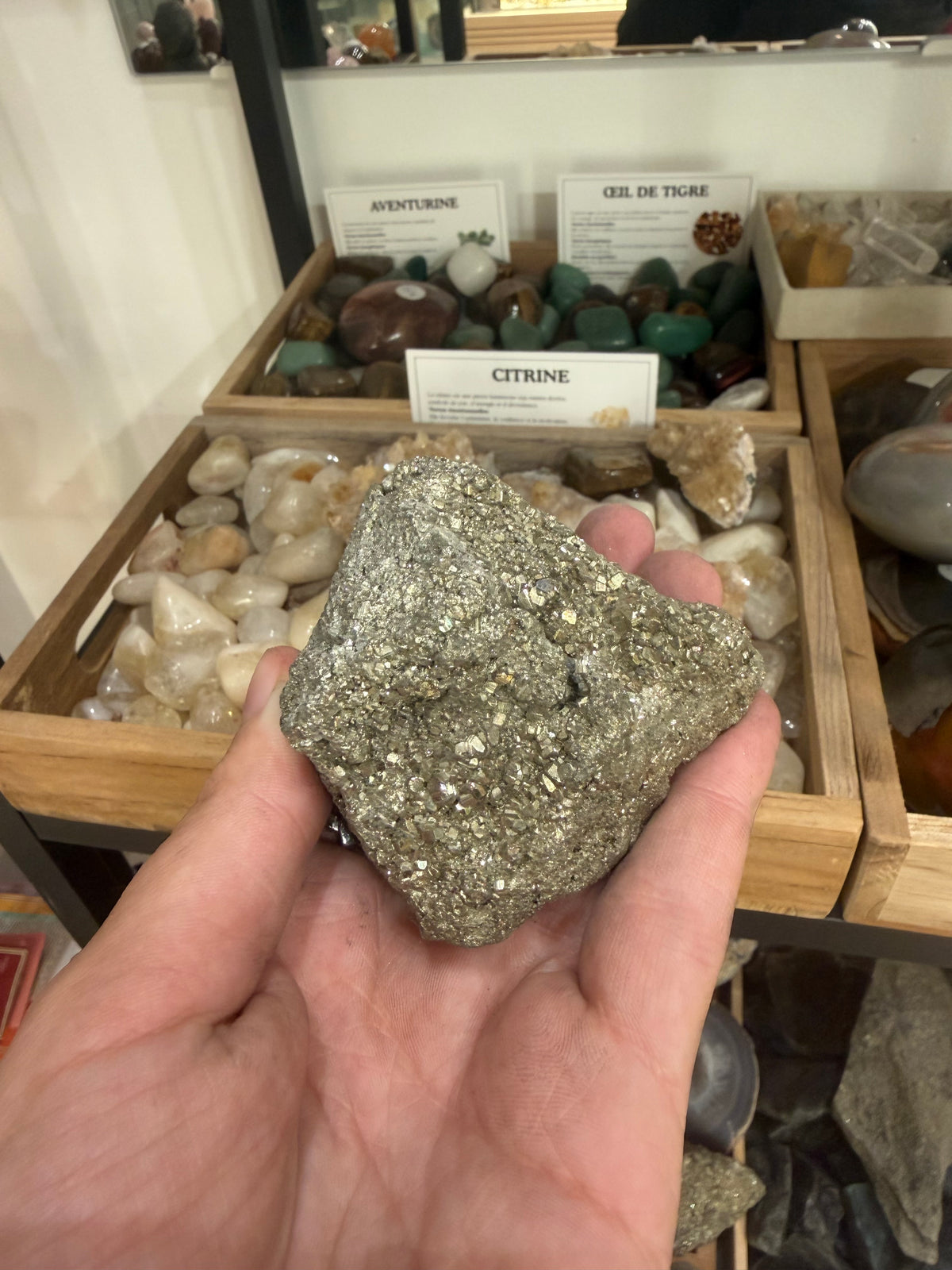 Pierre Pyrite naturelle #8