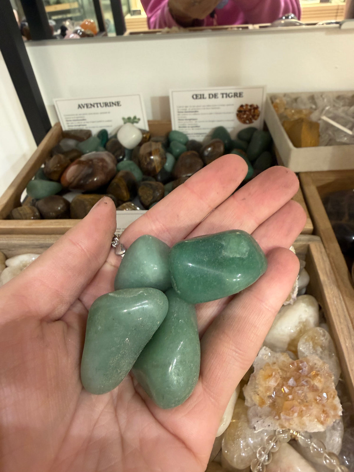 Pierre roulée Aventurine