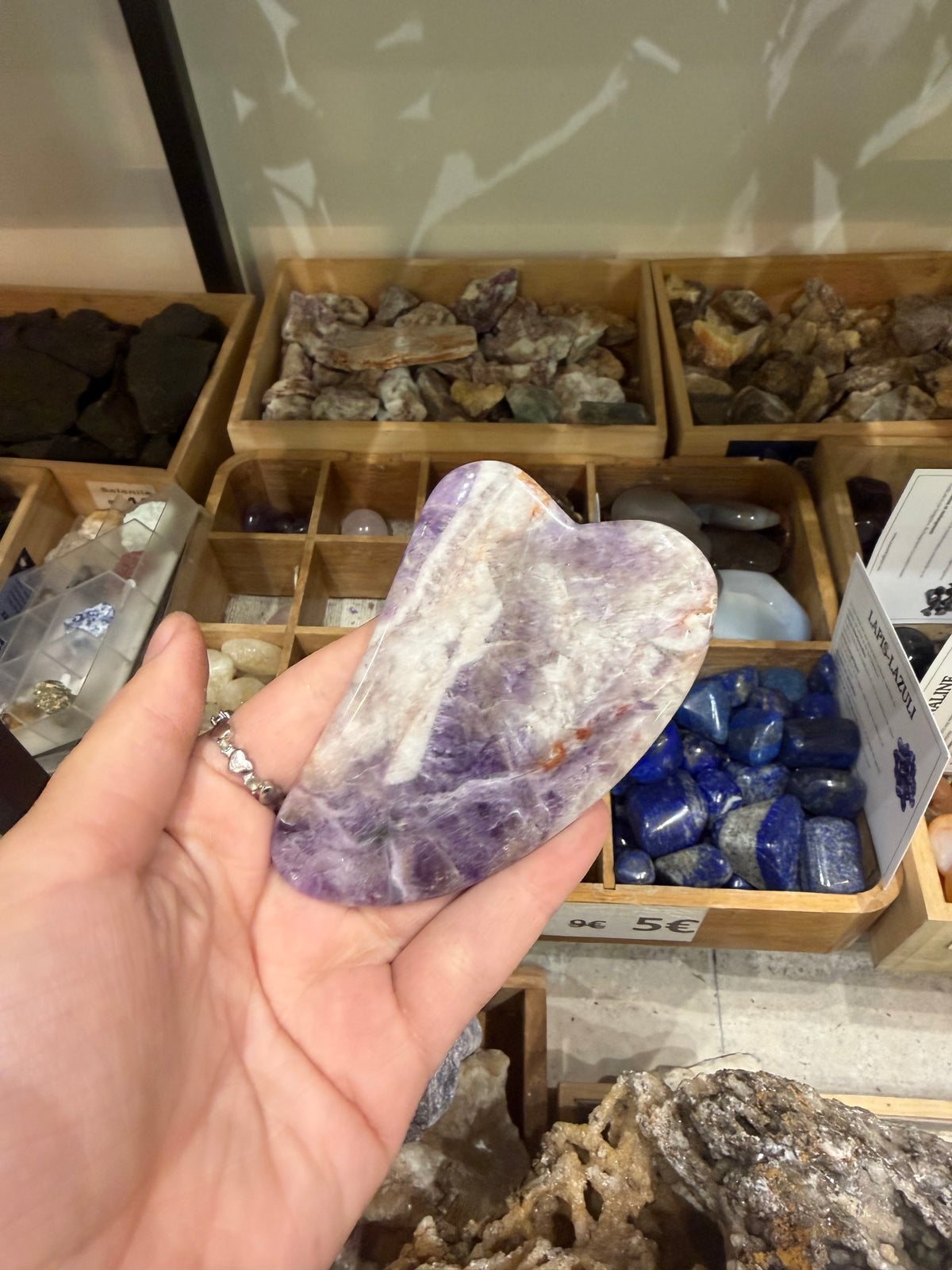 Gua sha en pierre