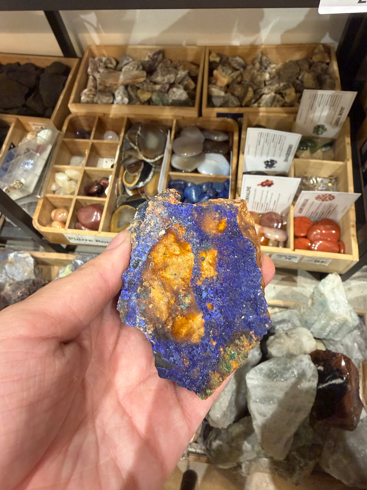 Pierre brute Malachite Azurite #3