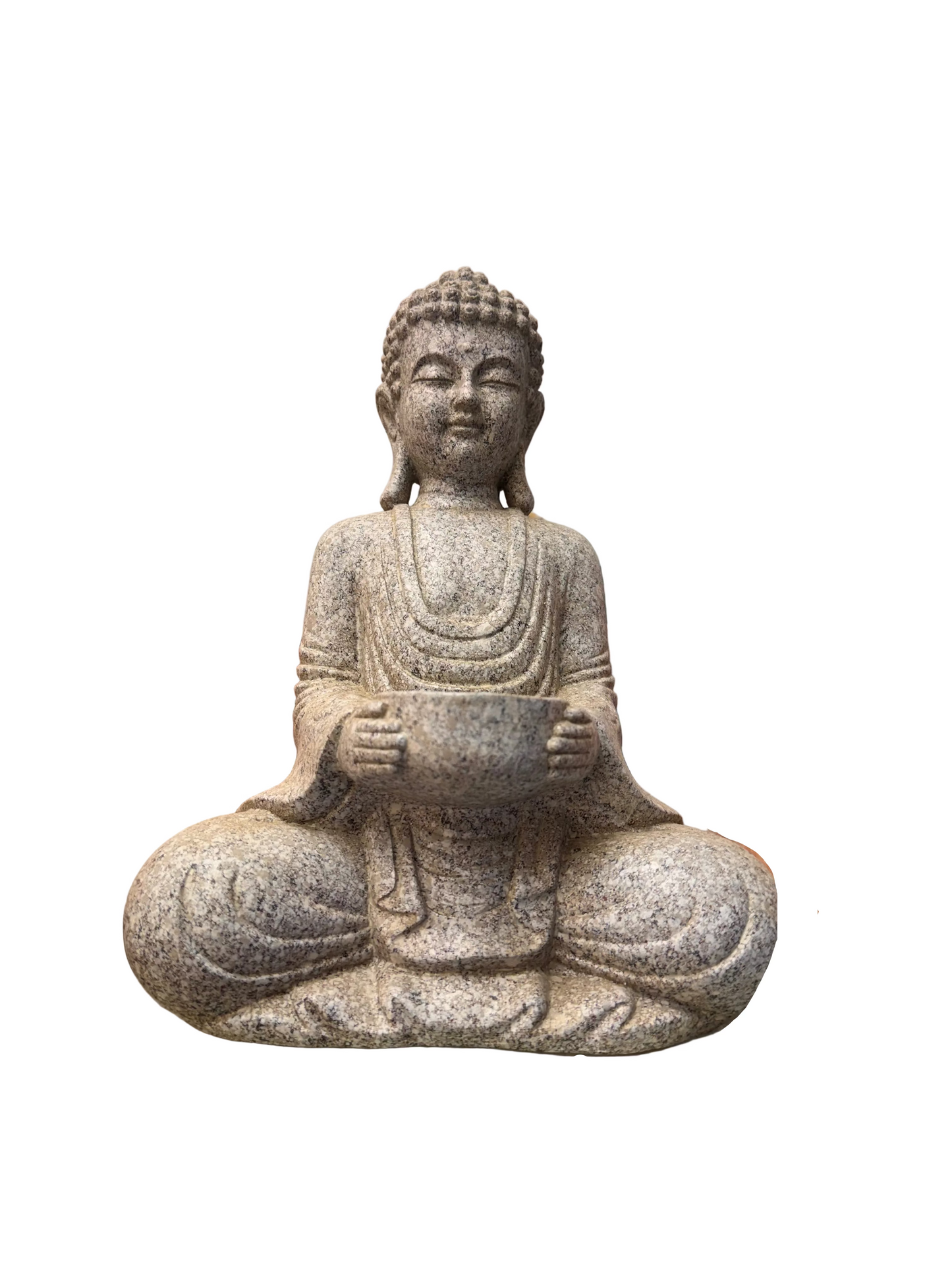 Statue Bouddha Méditation avec Bol