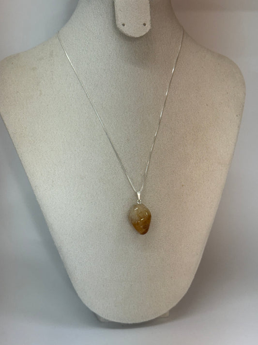 Pendentif Citrine – Énergie & Rayonnement