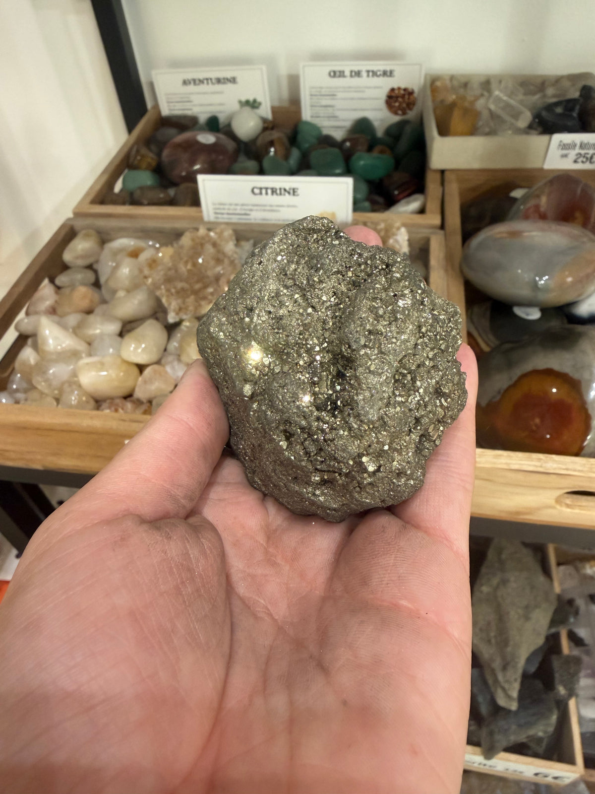Pierre Pyrite naturelle #5