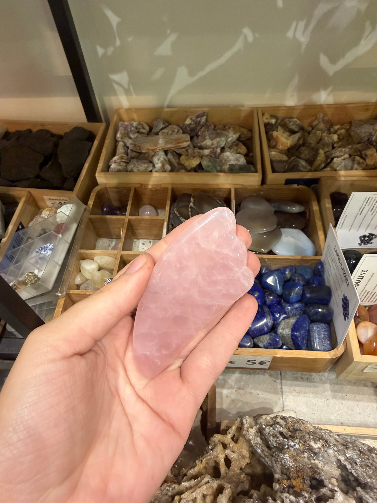 Gua sha en pierre