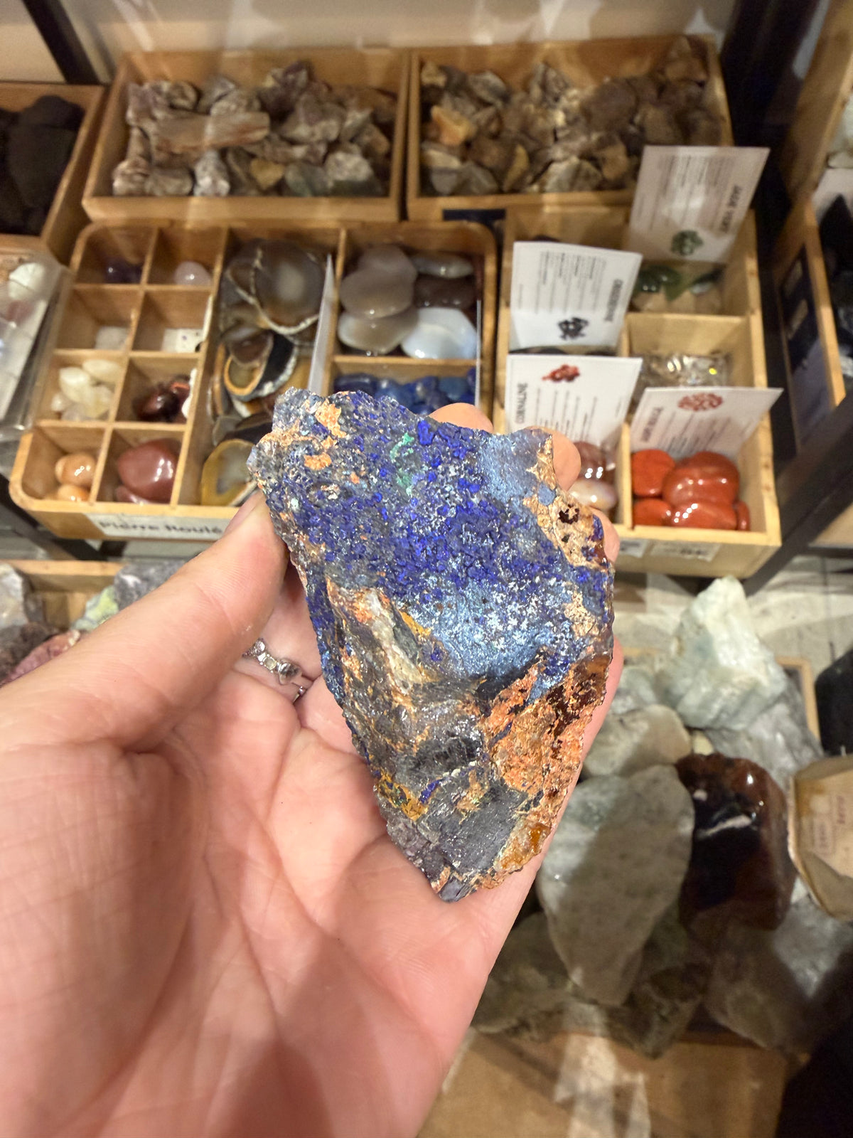 Pierre brute Malachite Azurite #5