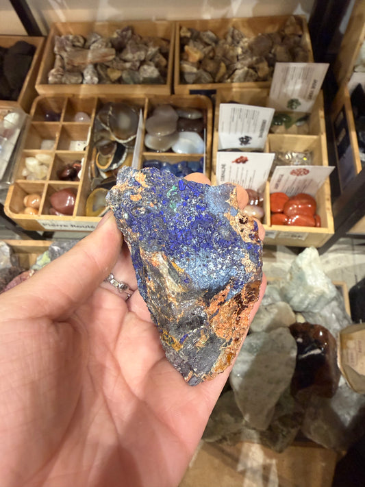 Pierre brute Malachite Azurite #5