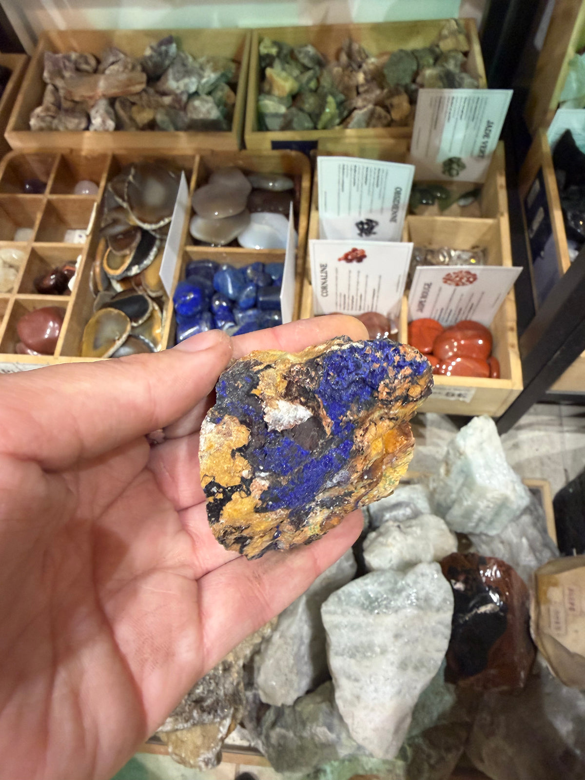 Pierre brute Malachite Azurite #10