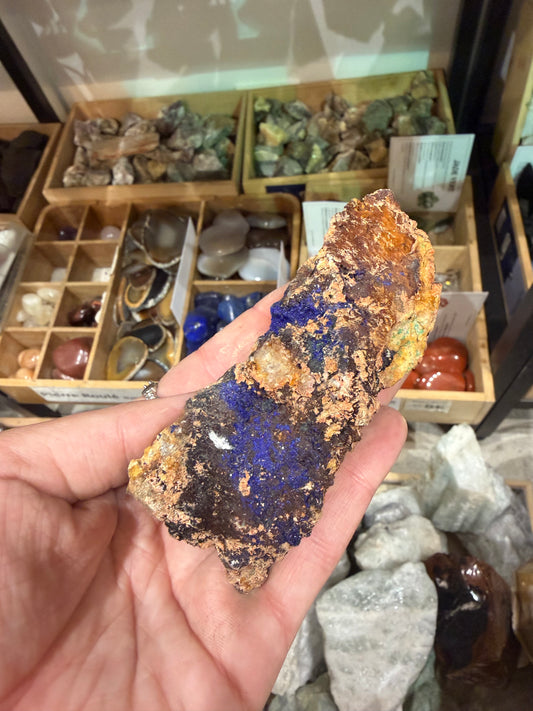 Pierre brute Malachite Azurite #12