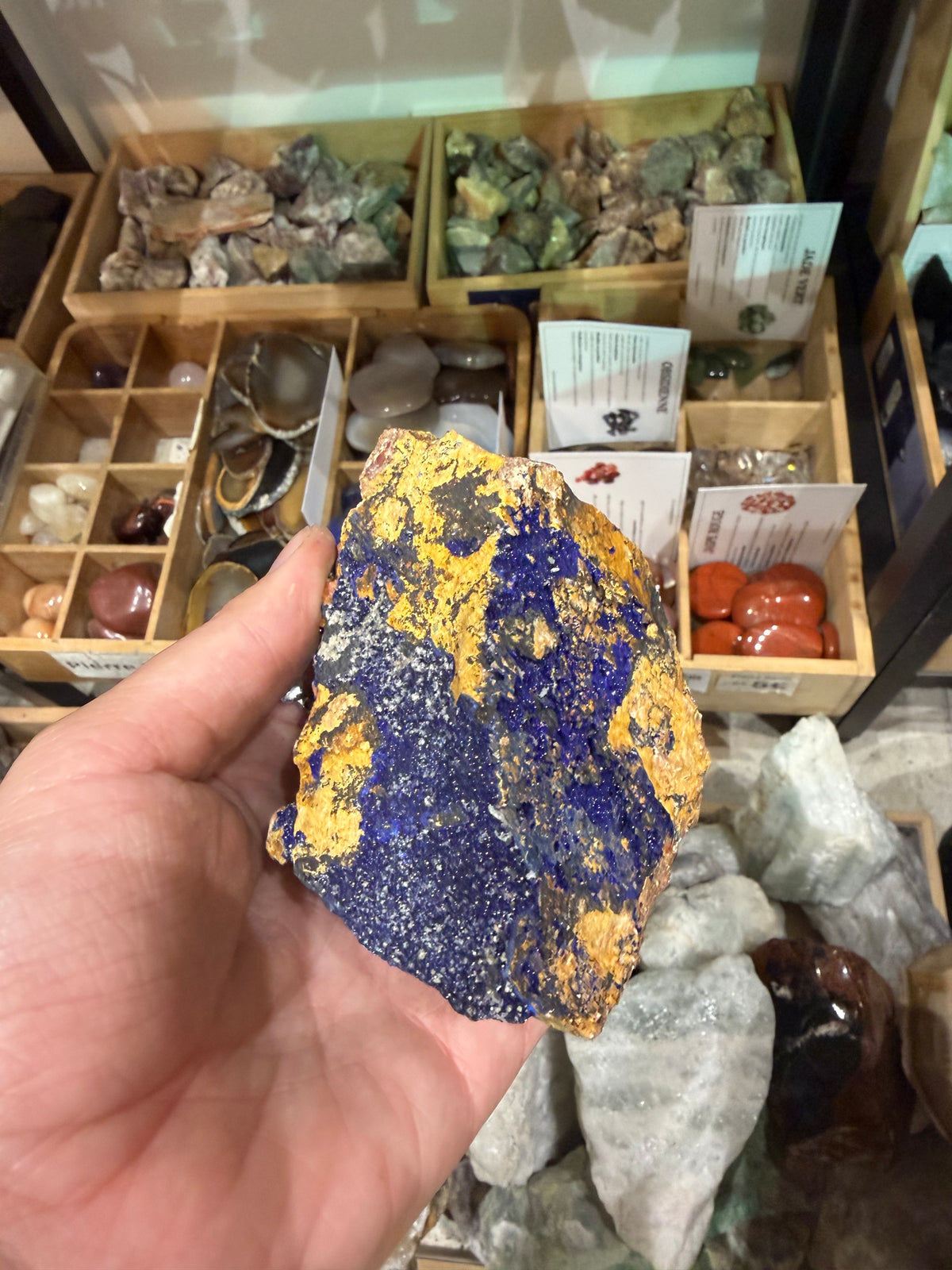 Pierre brute Malachite Azurite #13