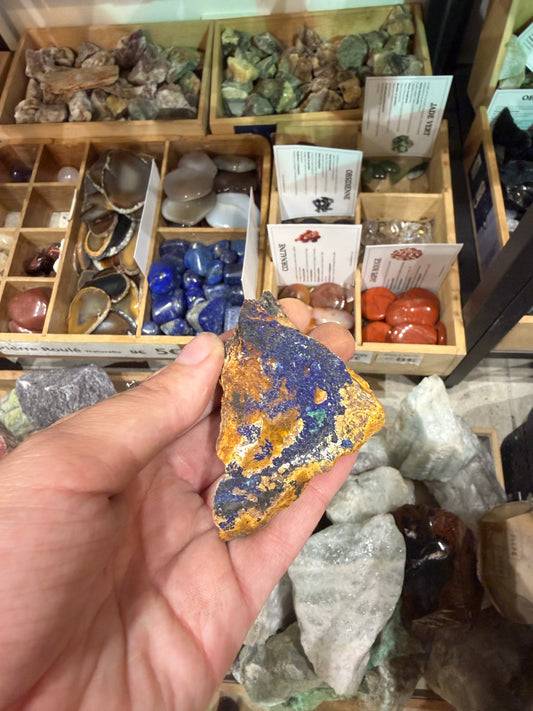 Pierre brute Malachite Azurite #14