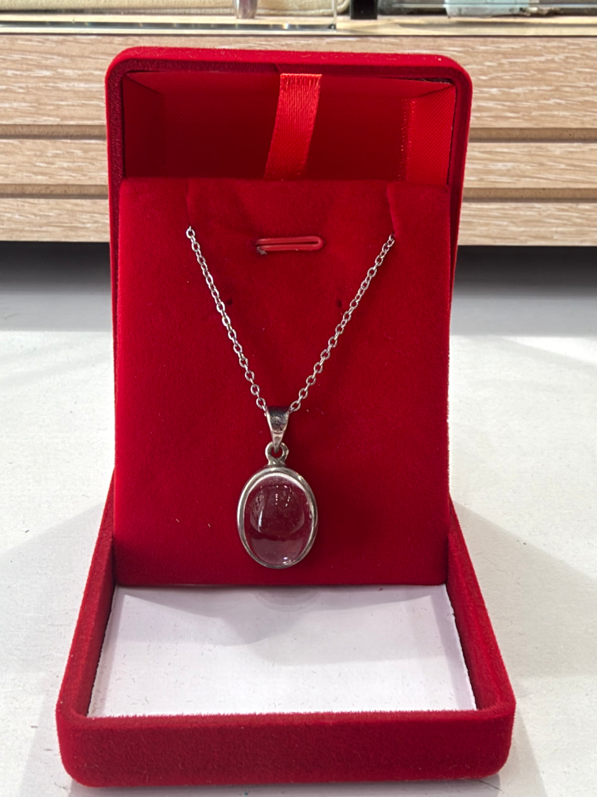 Pendentif en cristal de roche #1