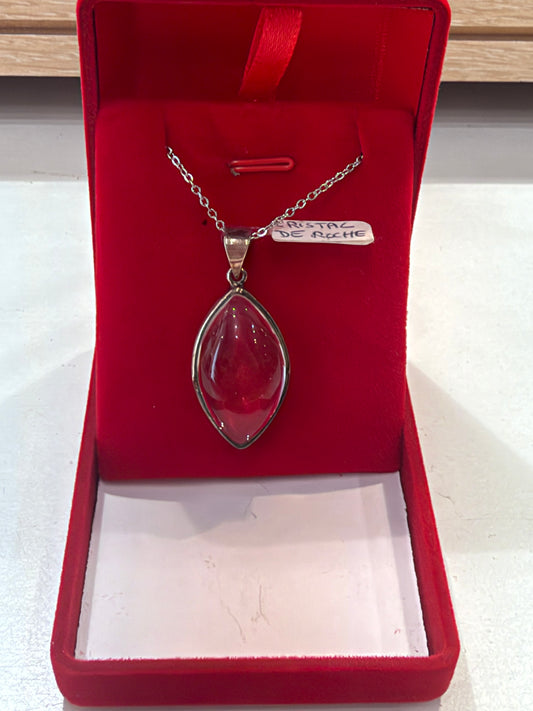 Pendentif en cristal de roche #3