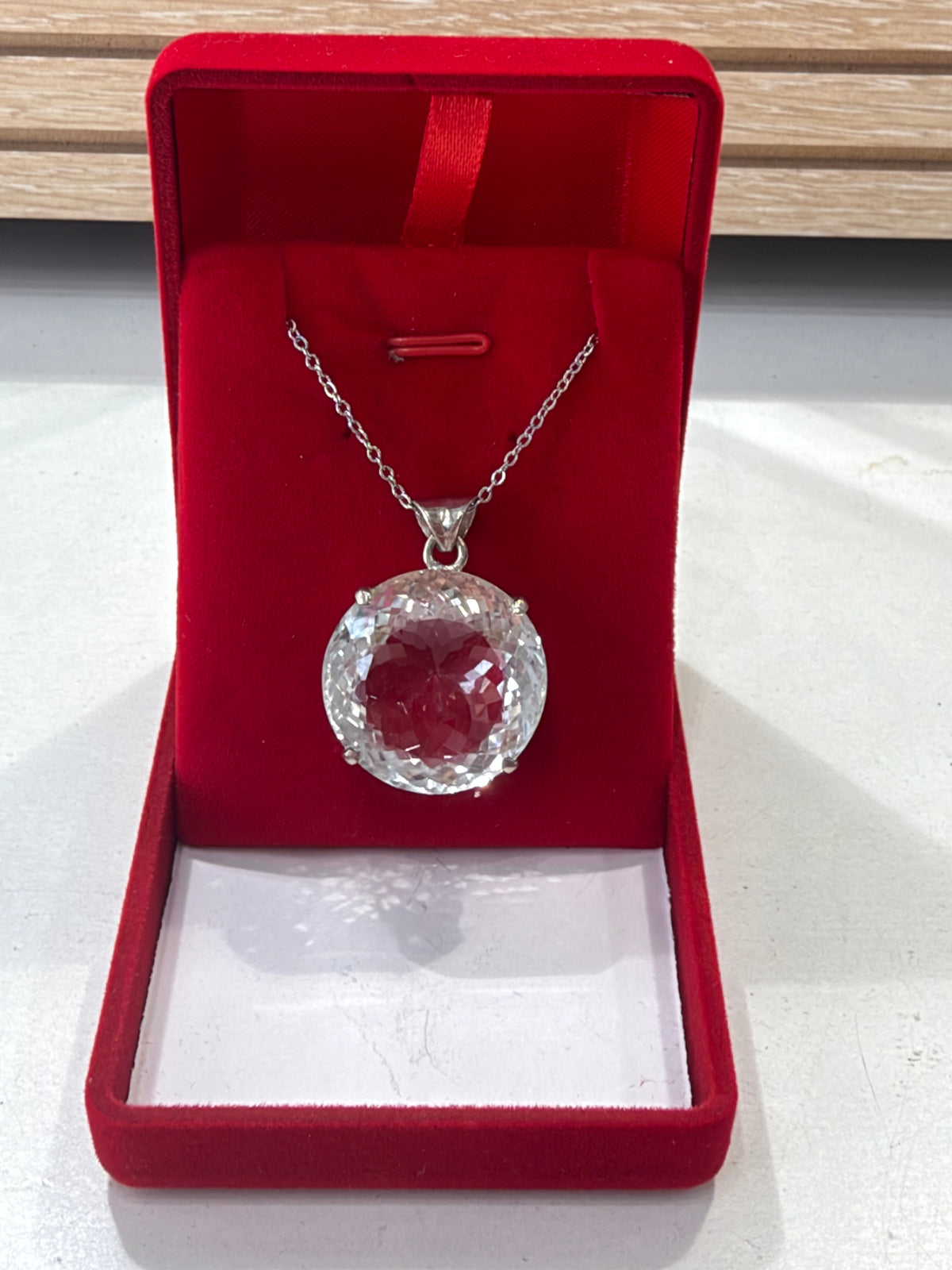 Pendentif en cristal de roche #5
