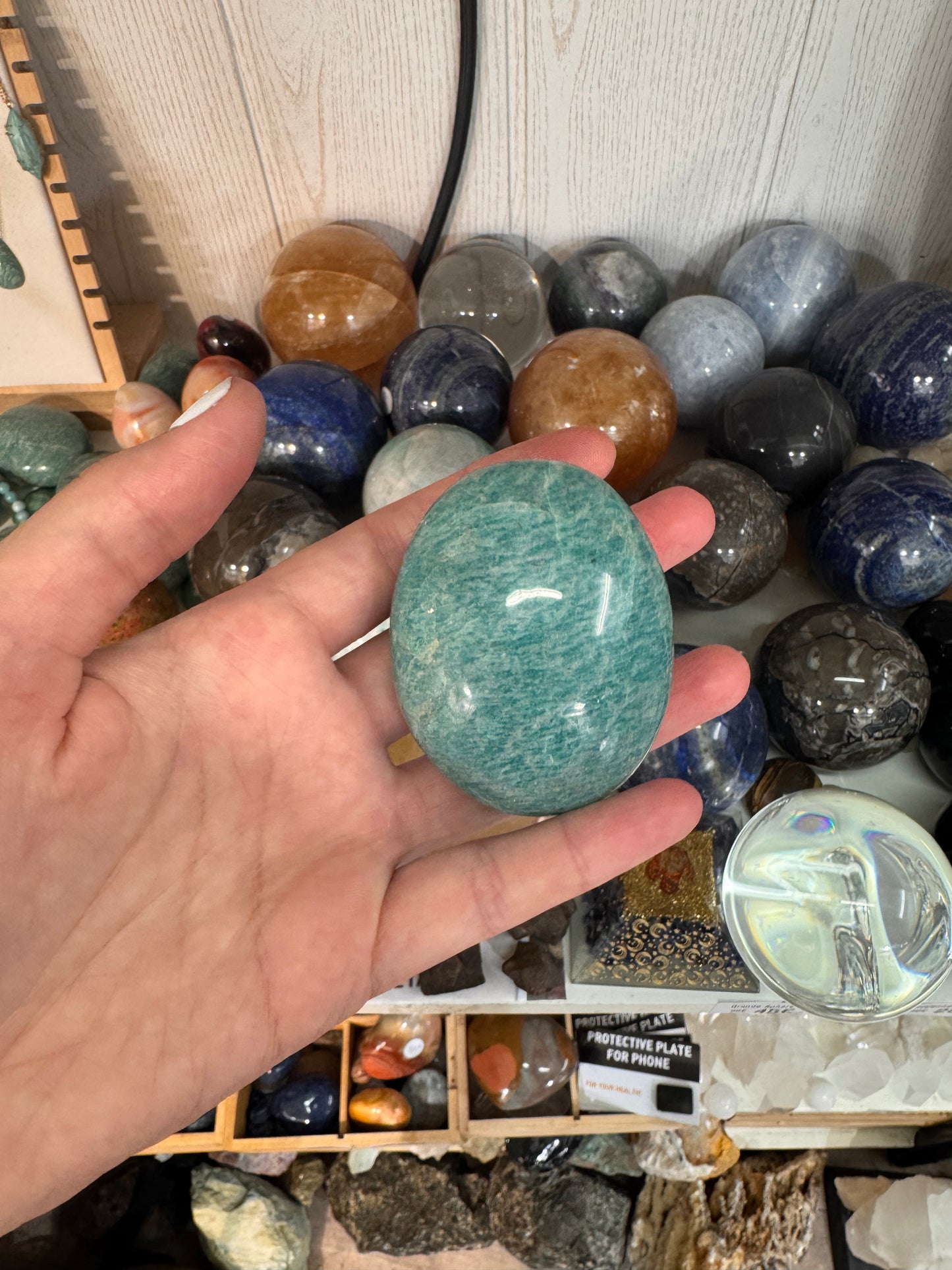 Galet d’Amazonite Polie