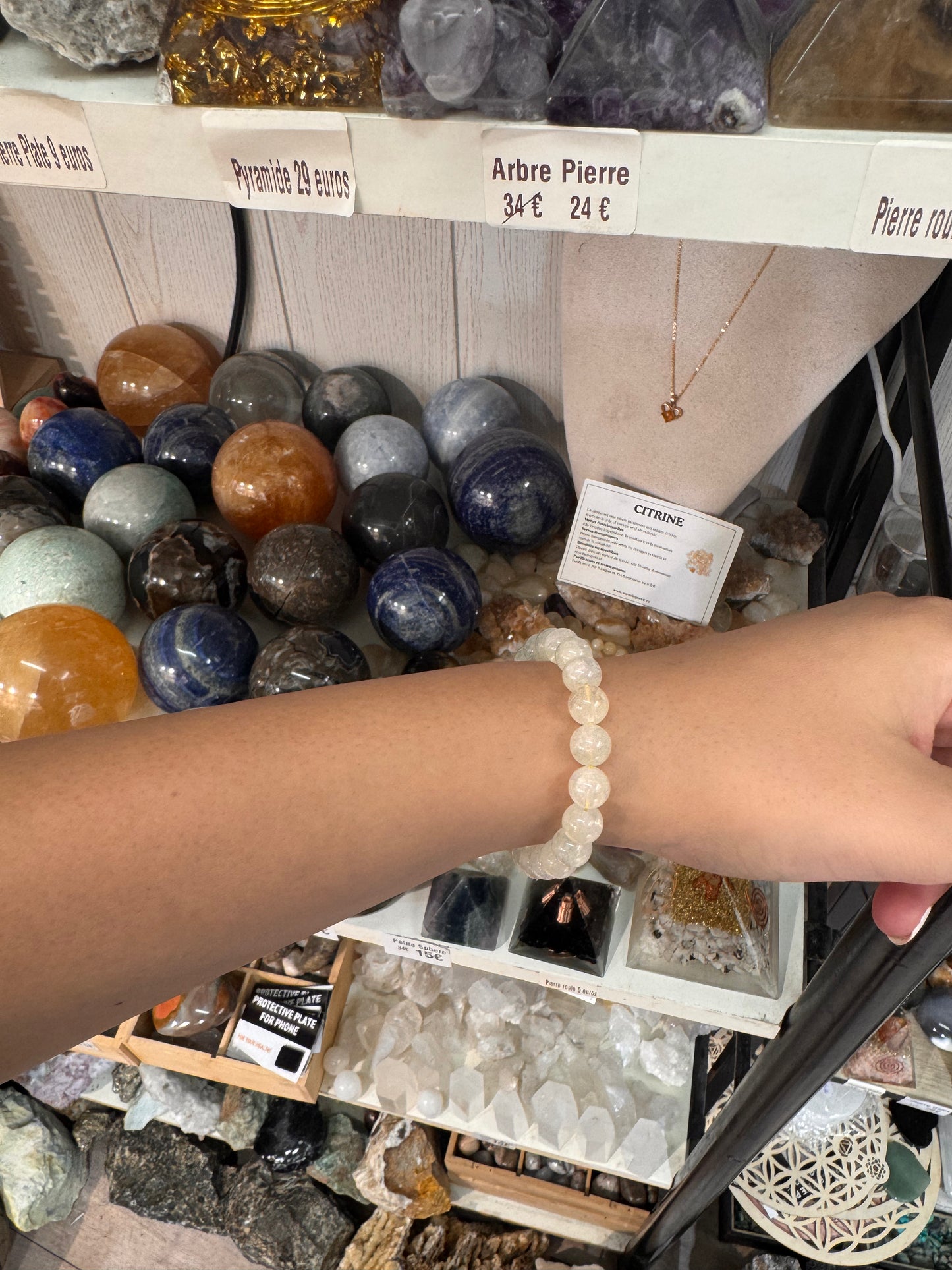 Bracelet en Citrine