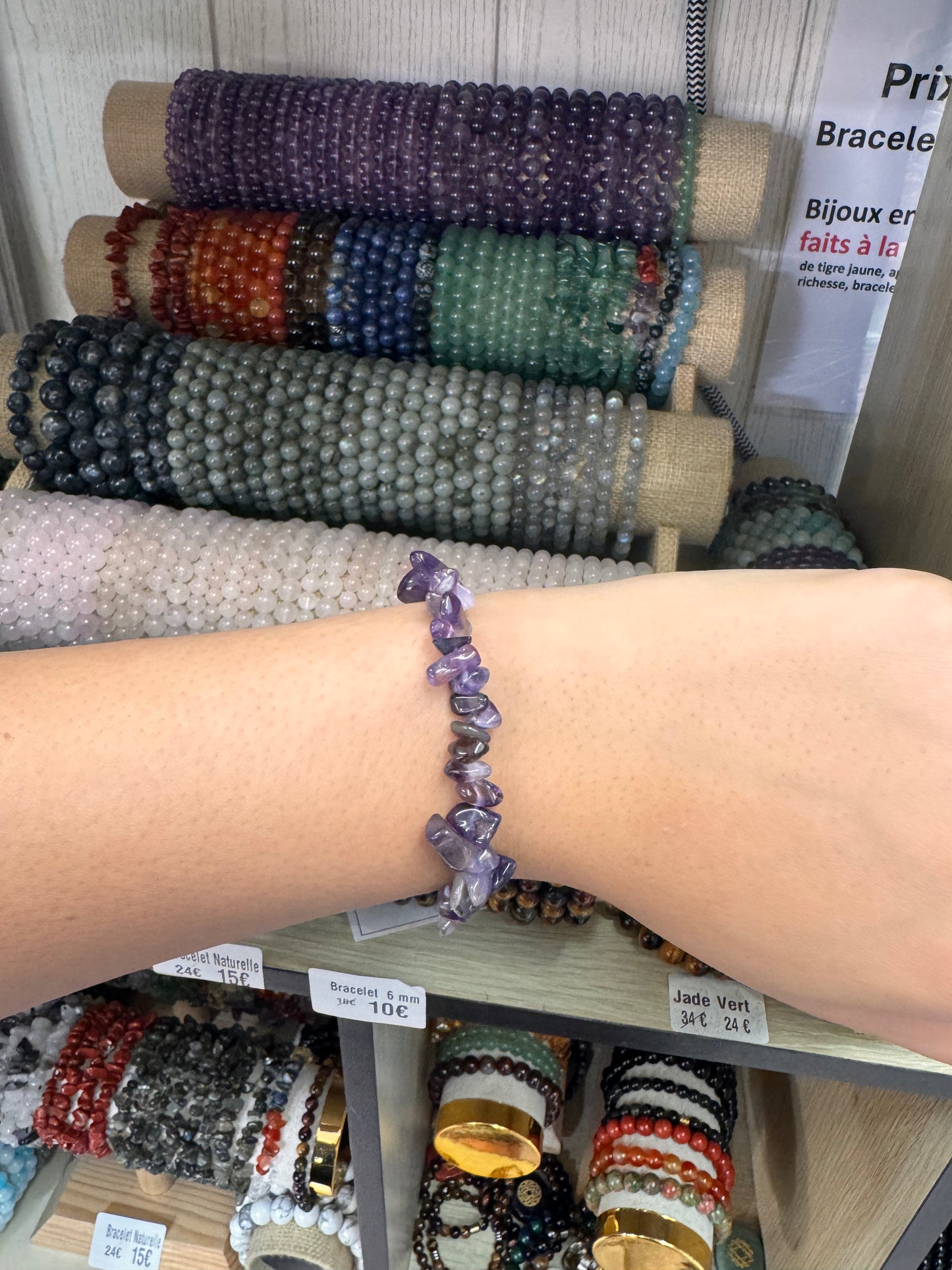 Bracelet Baroque en Améthyste