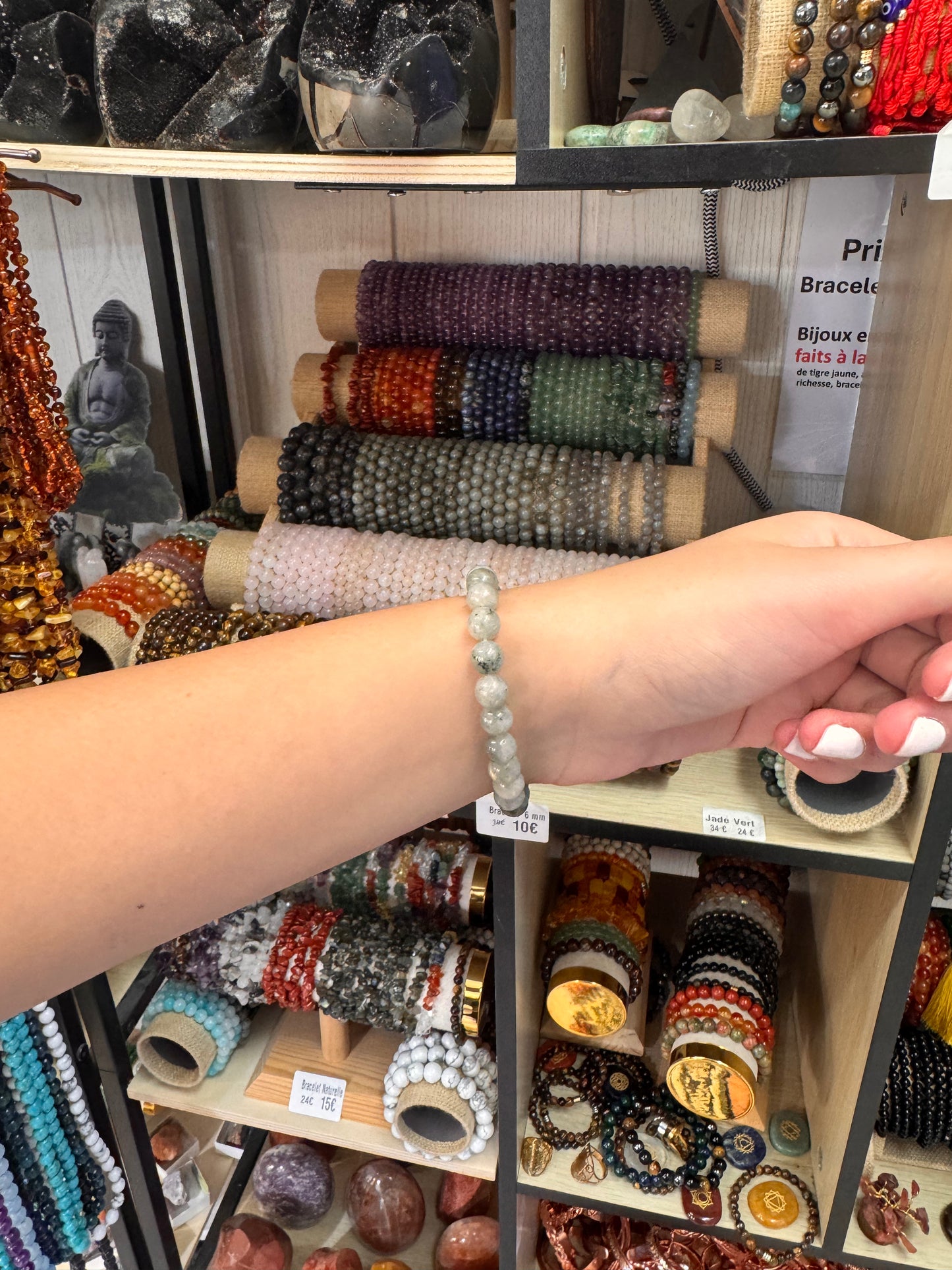 Bracelet en Labradorite 8 mm